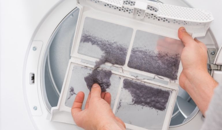 Condenser Tumble Dryer cleaning filter