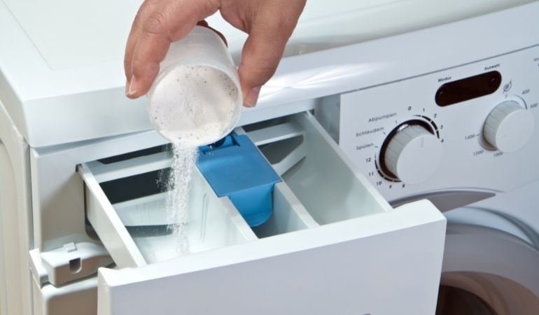 washing machine drawer compartments