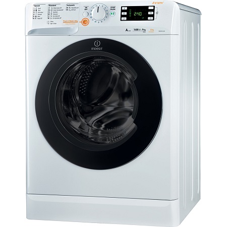 Indesit white washer dryer combination