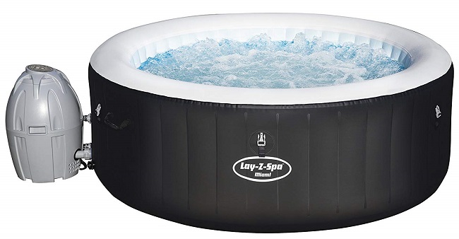 Lay-Z Spa Miami 2 to 4 person inflatable hot tub